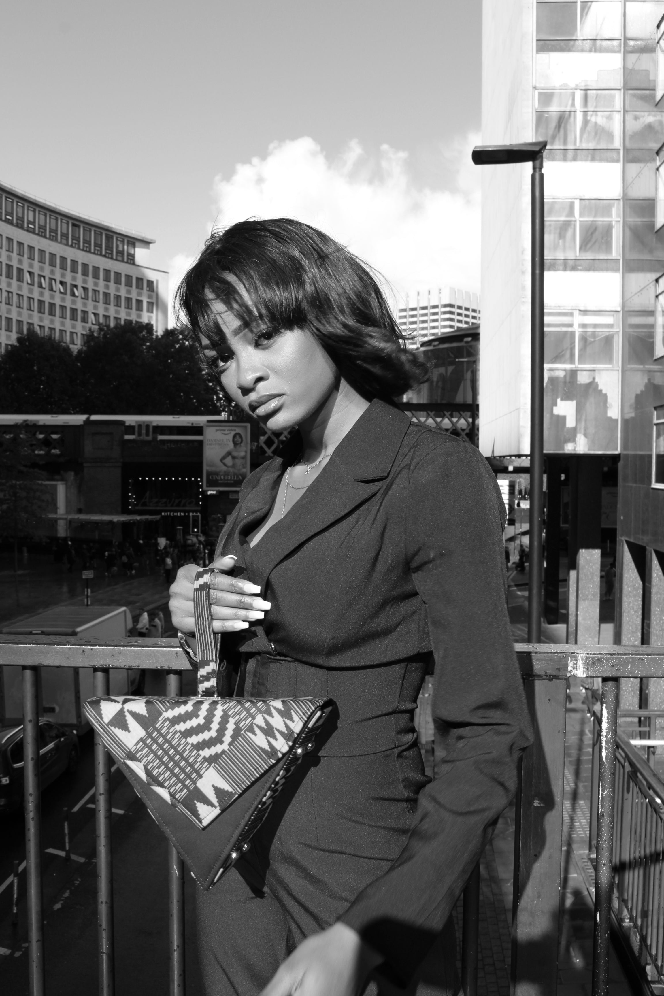 Hand crafted African Print mini bag